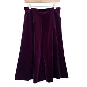 VIntage Act III 80s Union Made Velvet Skirt Sz M